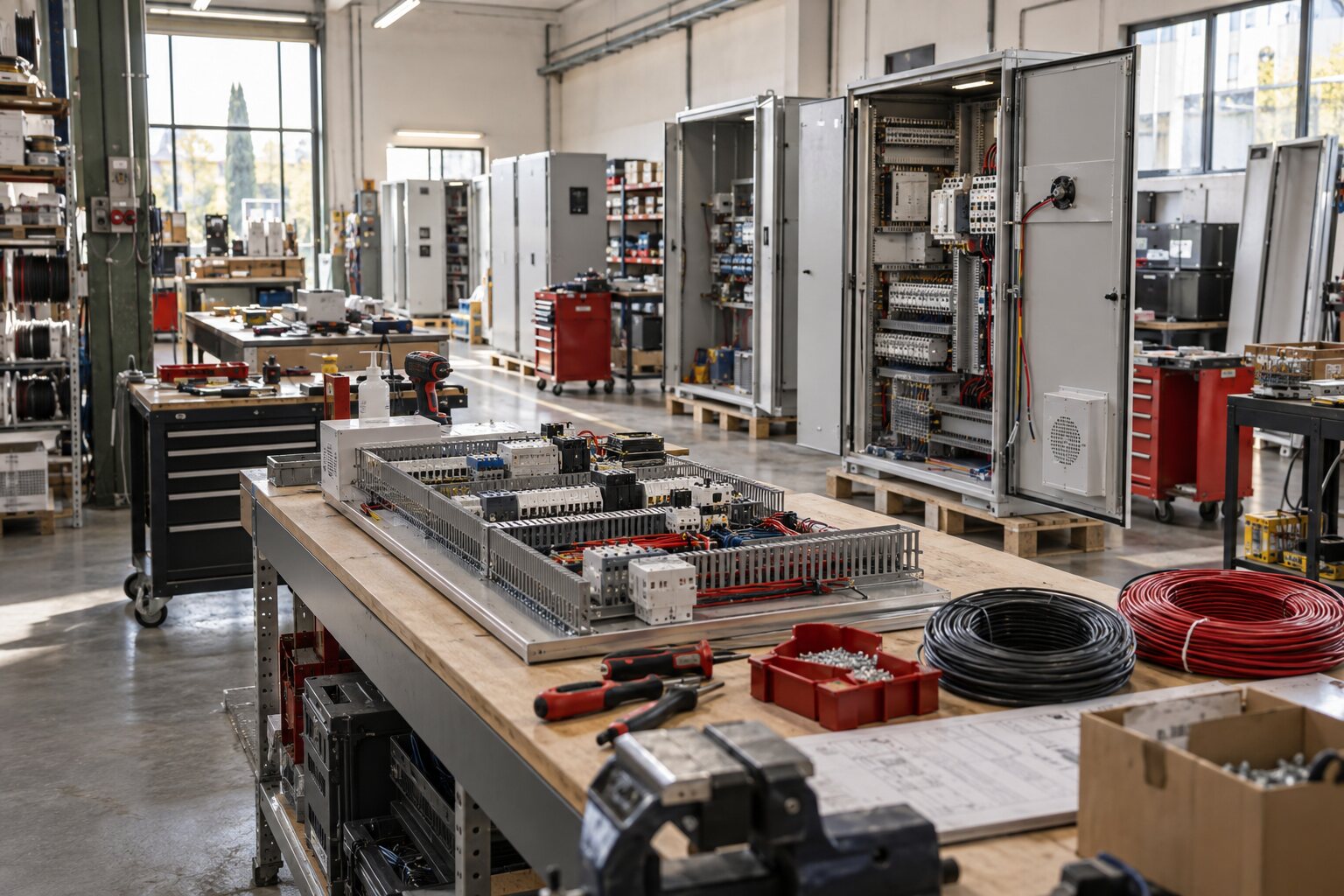 Esempio di reparto produttivo per quadri elettrici